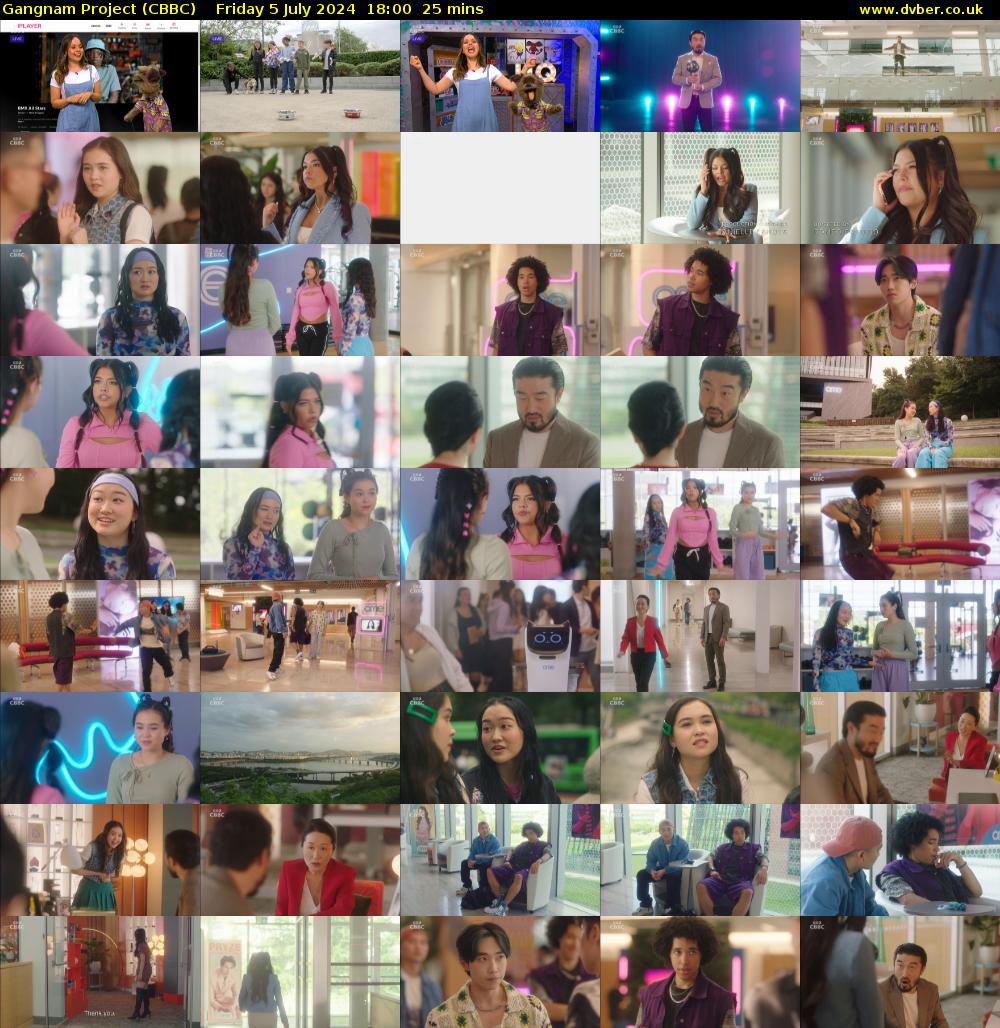 Gangnam Project (CBBC) Friday 5 July 2024 18:00 - 18:25