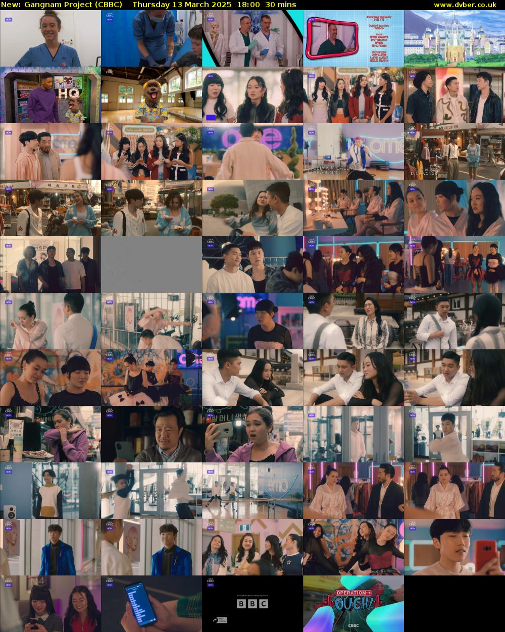 Gangnam Project (CBBC) Thursday 13 March 2025 18:00 - 18:30