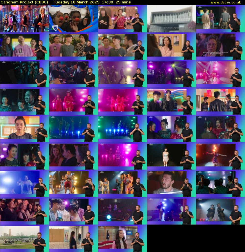 Gangnam Project (CBBC) Tuesday 18 March 2025 14:30 - 14:55