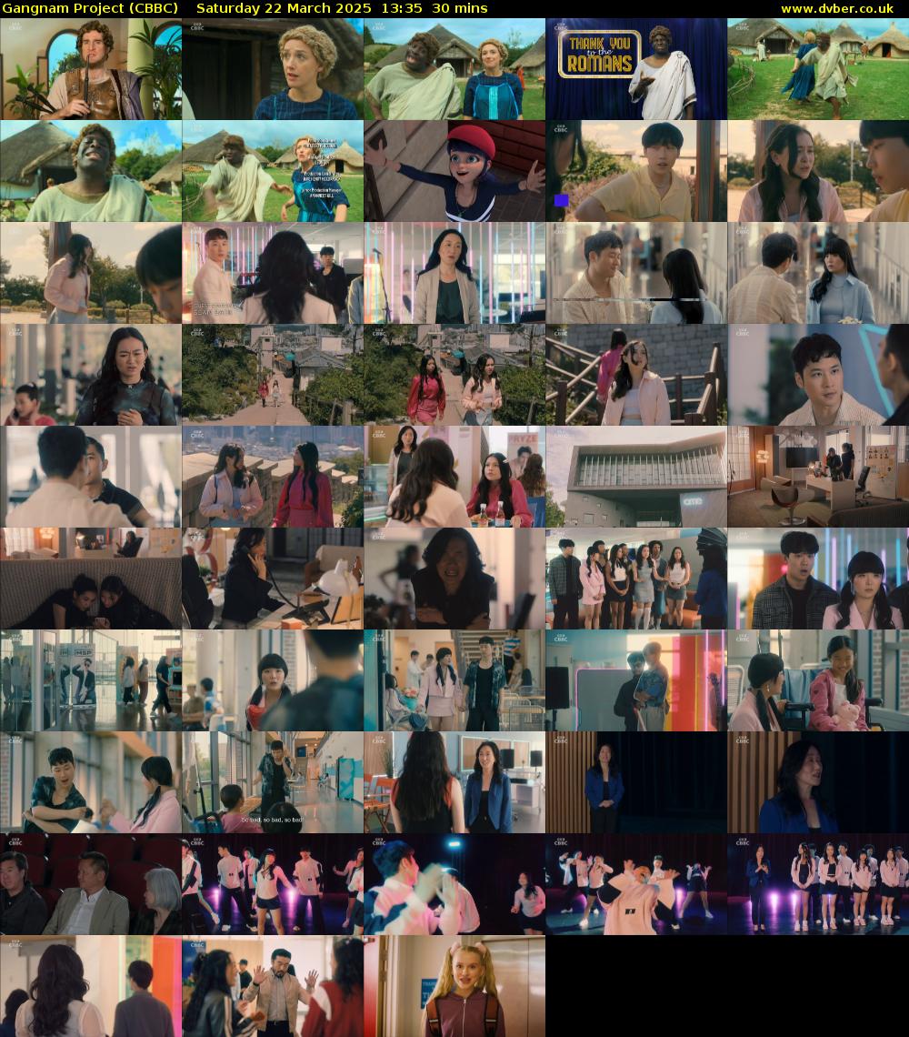 Gangnam Project (CBBC) Saturday 22 March 2025 13:35 - 14:05