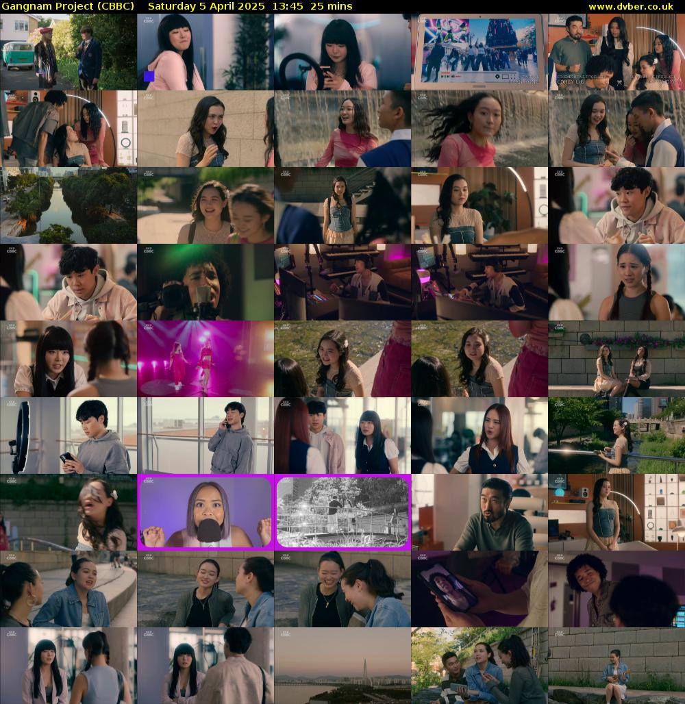 Gangnam Project (CBBC) Saturday 5 April 2025 13:45 - 14:10