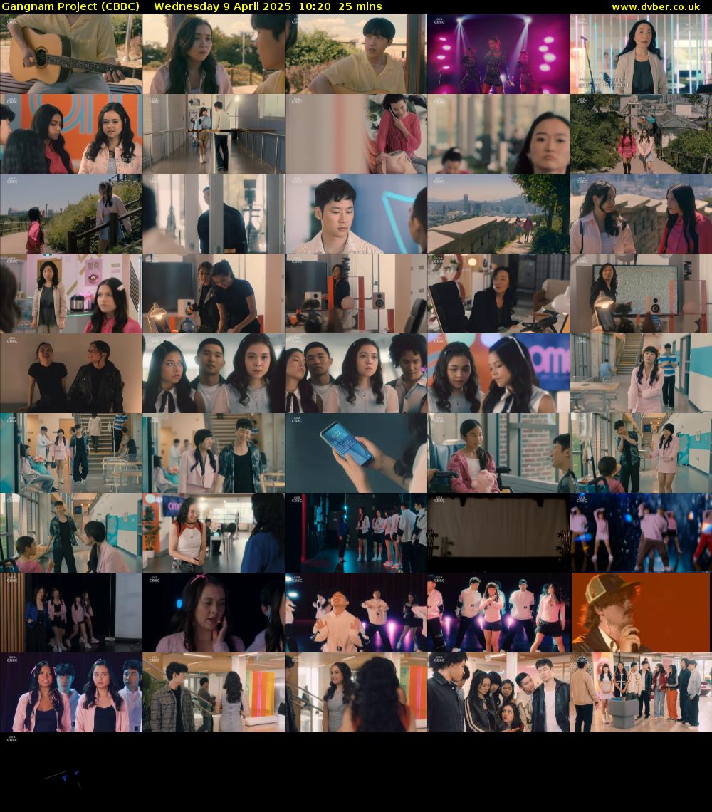Gangnam Project (CBBC) Wednesday 9 April 2025 10:20 - 10:45