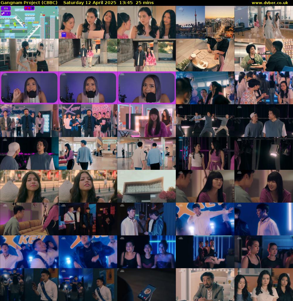 Gangnam Project (CBBC) Saturday 12 April 2025 13:45 - 14:10