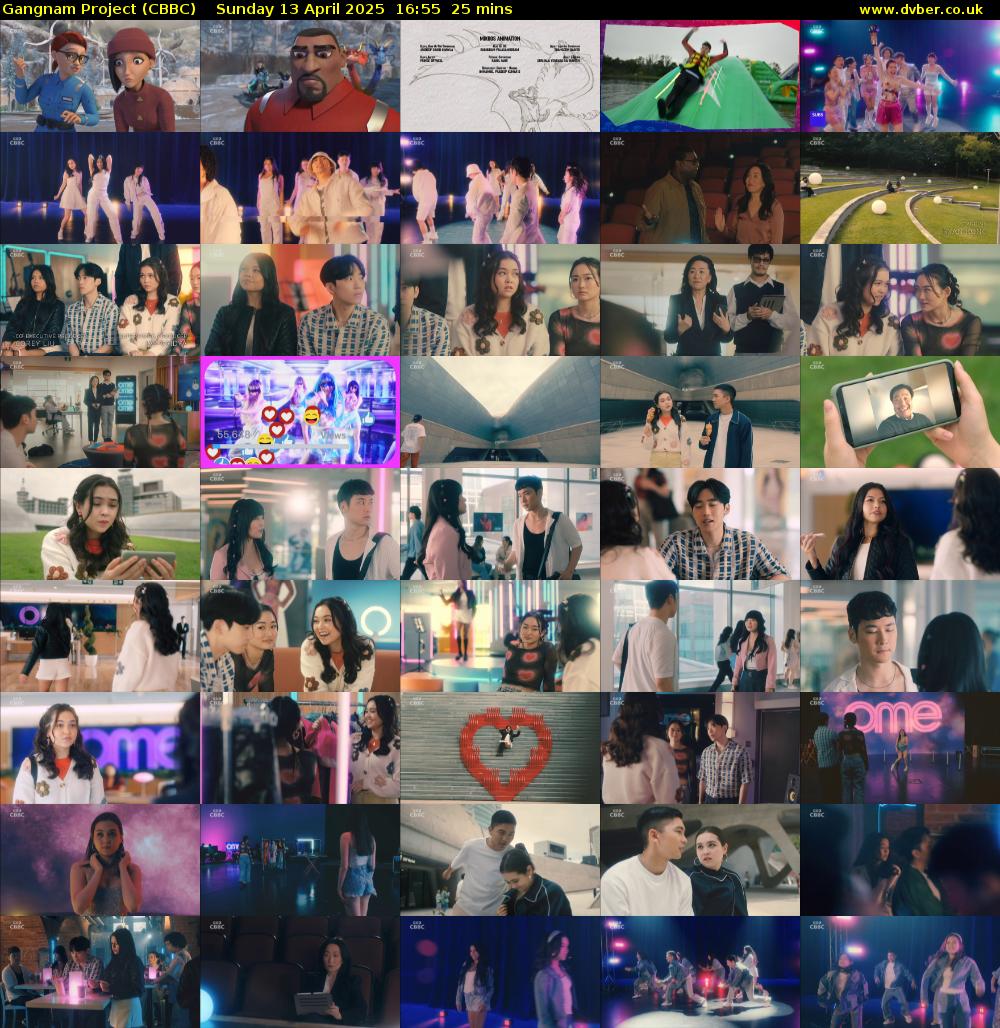Gangnam Project (CBBC) Sunday 13 April 2025 16:55 - 17:20