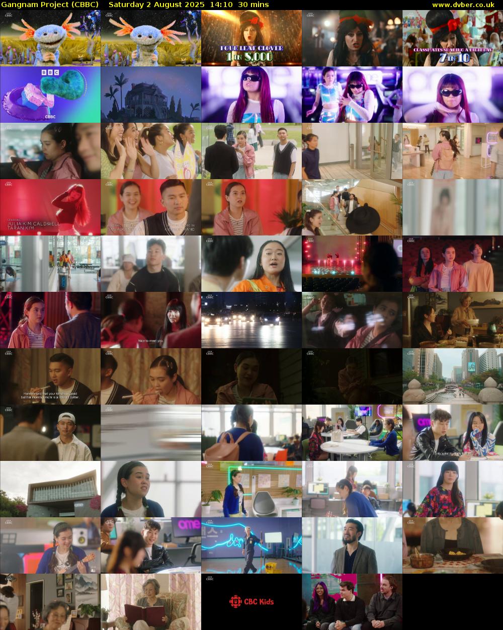 Gangnam Project (CBBC) Saturday 2 August 2025 14:10 - 14:40