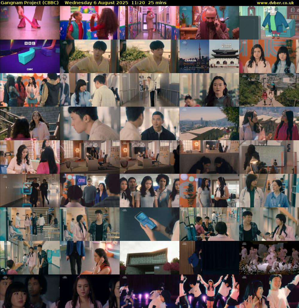 Gangnam Project (CBBC) Wednesday 6 August 2025 11:20 - 11:45