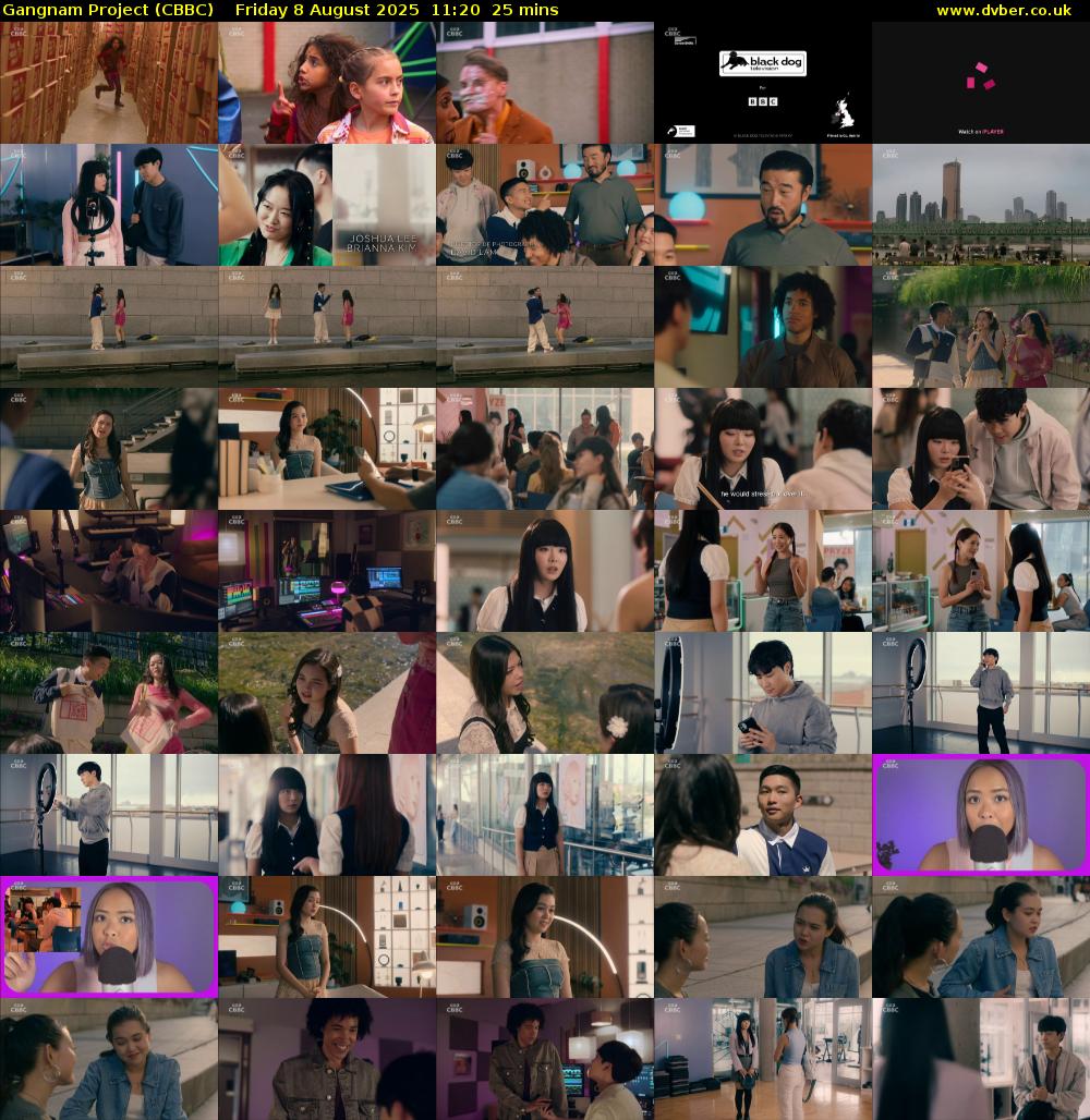 Gangnam Project (CBBC) Friday 8 August 2025 11:20 - 11:45