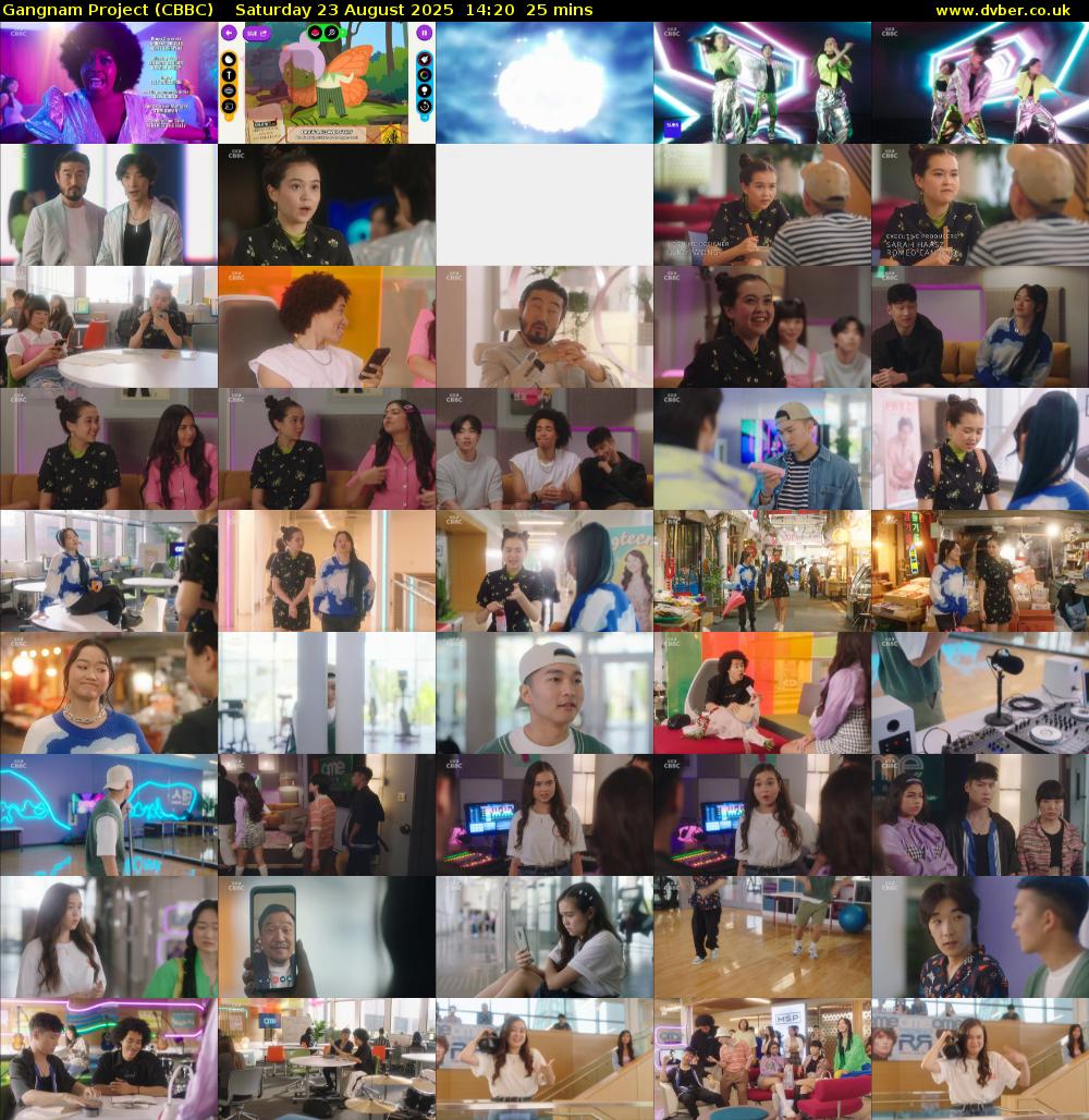 Gangnam Project (CBBC) Saturday 23 August 2025 14:20 - 14:45