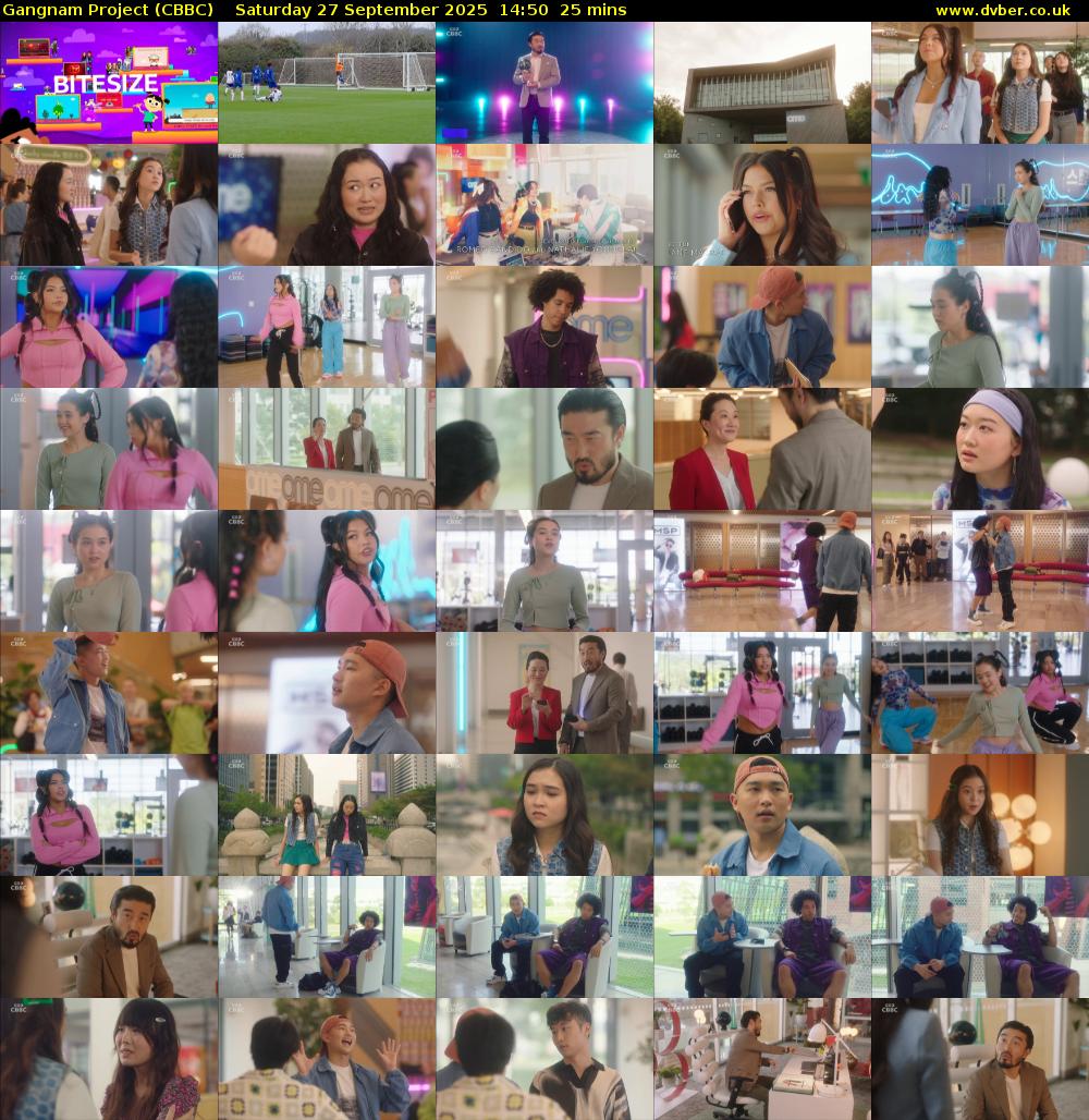 Gangnam Project (CBBC) Saturday 27 September 2025 14:50 - 15:15