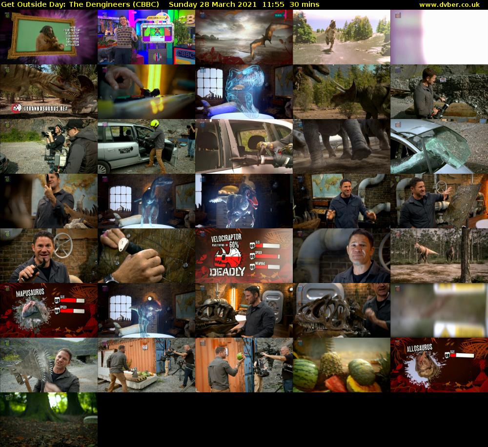 Get Outside Day: The Dengineers (CBBC) Sunday 28 March 2021 11:55 - 12:25