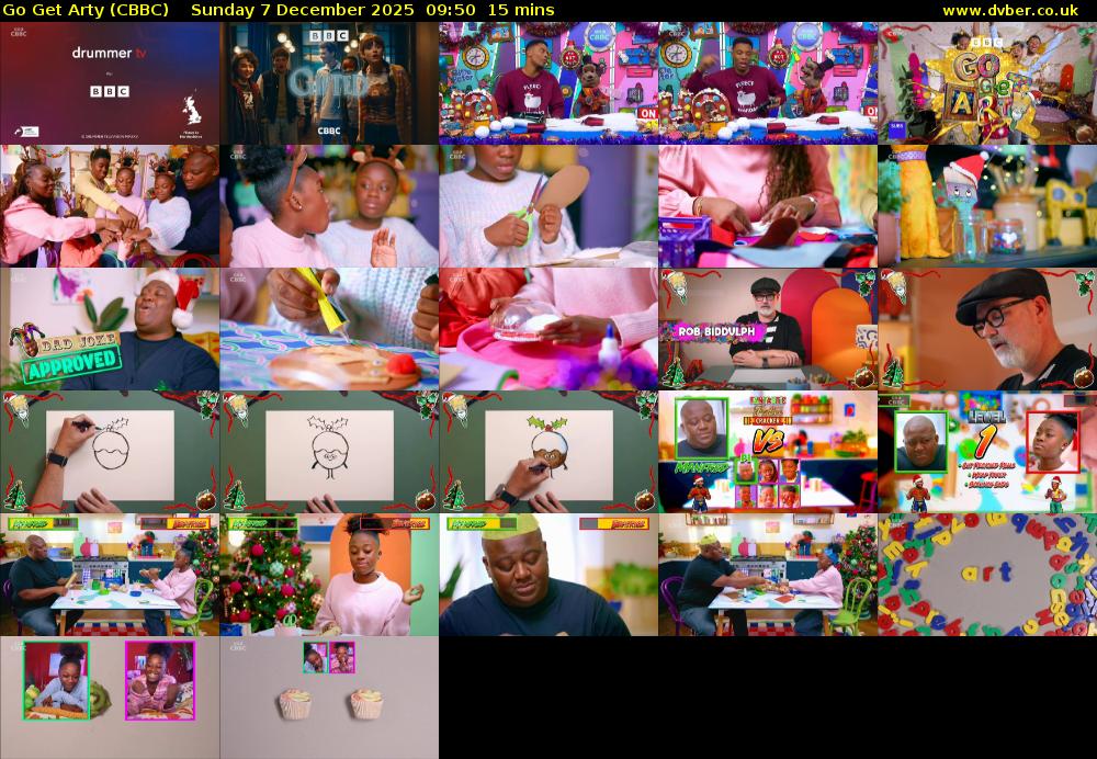 Go Get Arty (CBBC) Sunday 7 December 2025 09:50 - 10:05