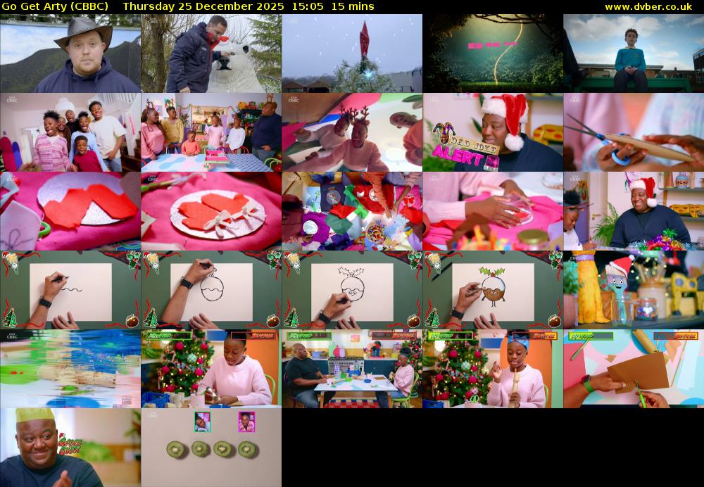 Go Get Arty (CBBC) Thursday 25 December 2025 15:05 - 15:20