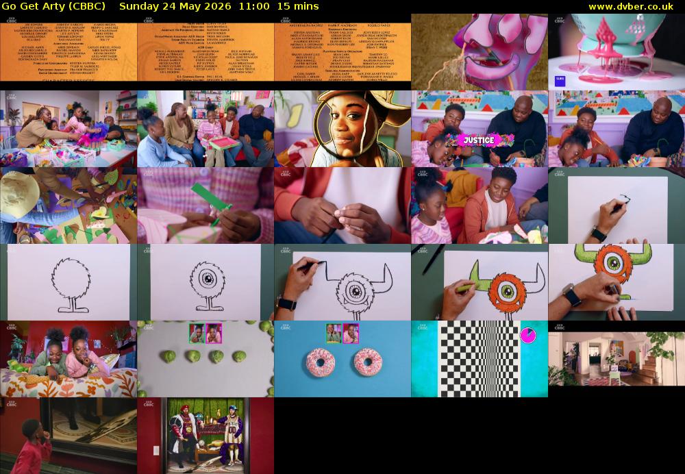 Go Get Arty (CBBC) Sunday 24 May 2026 11:00 - 11:15