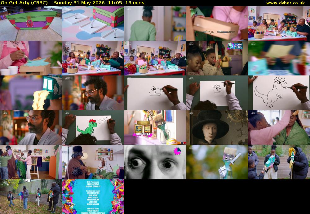 Go Get Arty (CBBC) Sunday 31 May 2026 11:05 - 11:20