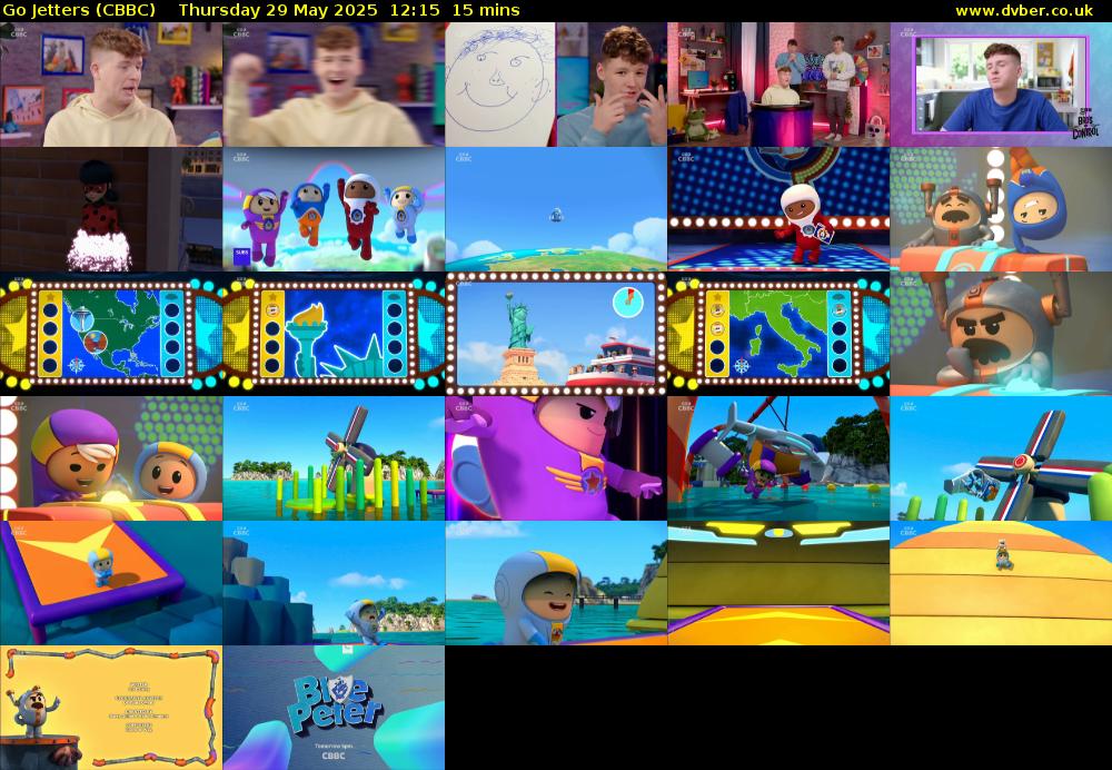 Go Jetters (CBBC) Thursday 29 May 2025 12:15 - 12:30