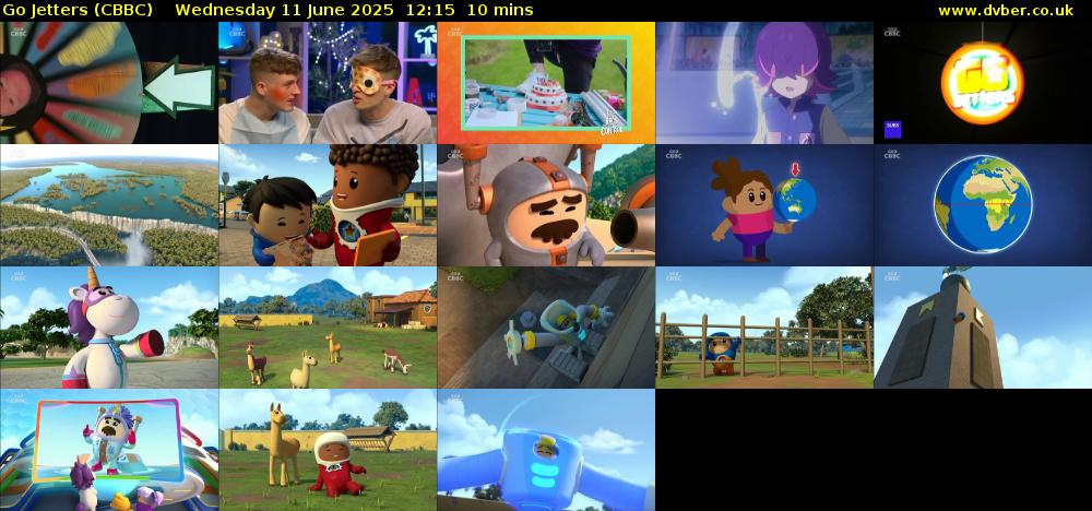 Go Jetters (CBBC) Wednesday 11 June 2025 12:15 - 12:25