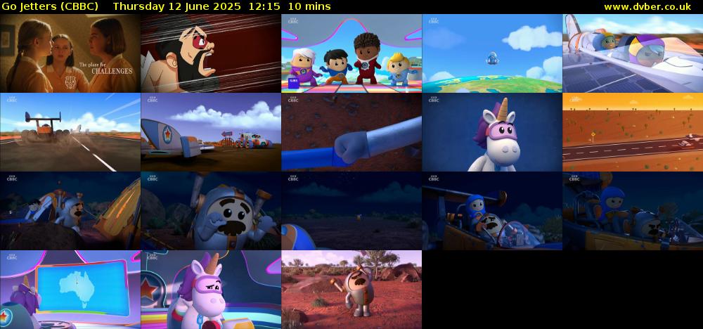 Go Jetters (CBBC) Thursday 12 June 2025 12:15 - 12:25