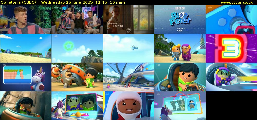 Go Jetters (CBBC) Wednesday 25 June 2025 12:15 - 12:25