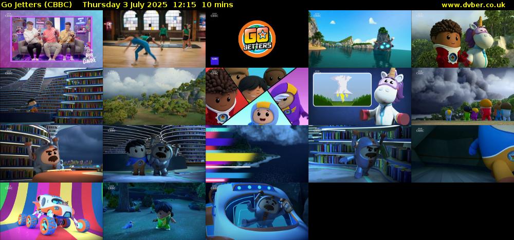 Go Jetters (CBBC) Thursday 3 July 2025 12:15 - 12:25