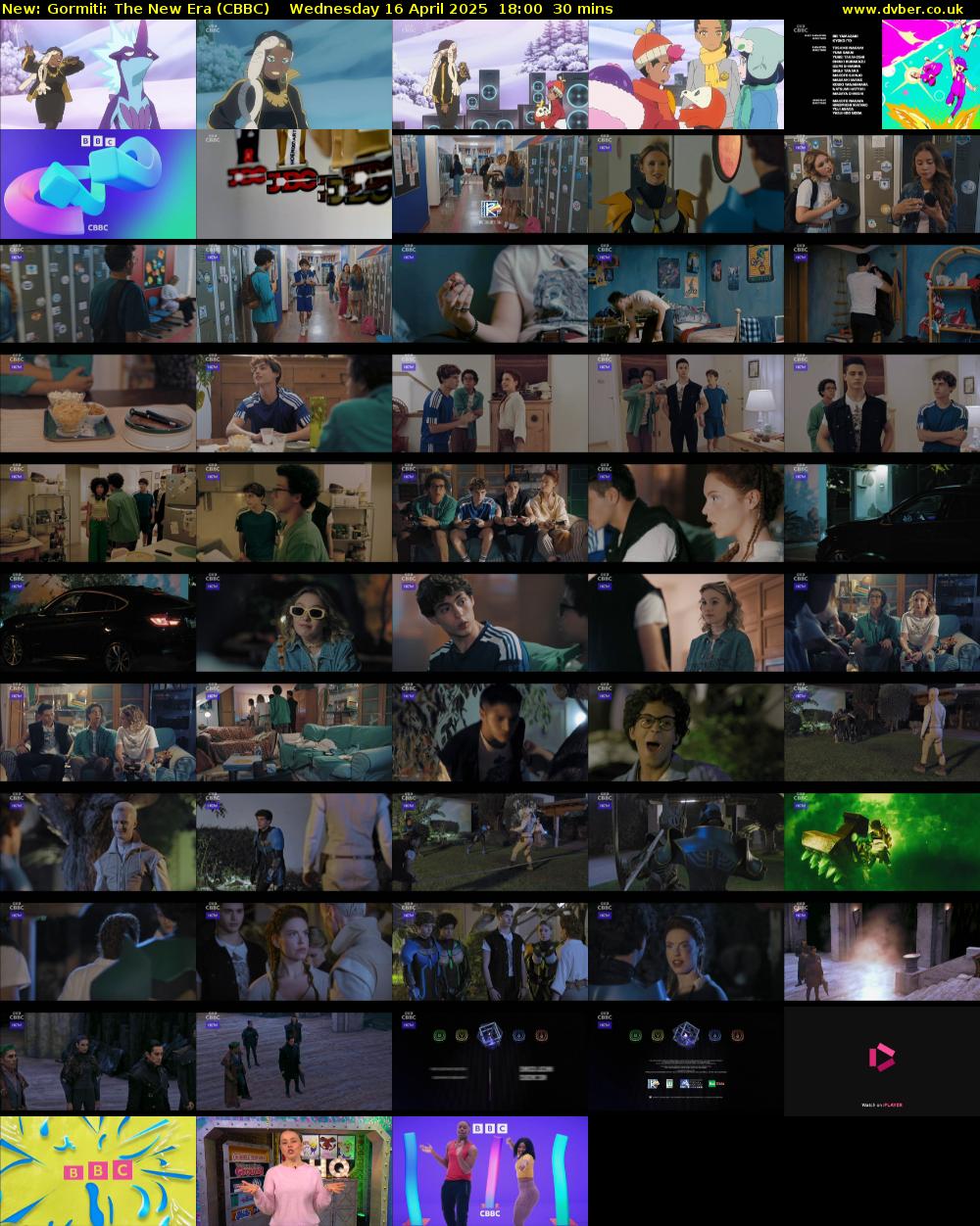 Gormiti: The New Era (CBBC) Wednesday 16 April 2025 18:00 - 18:30