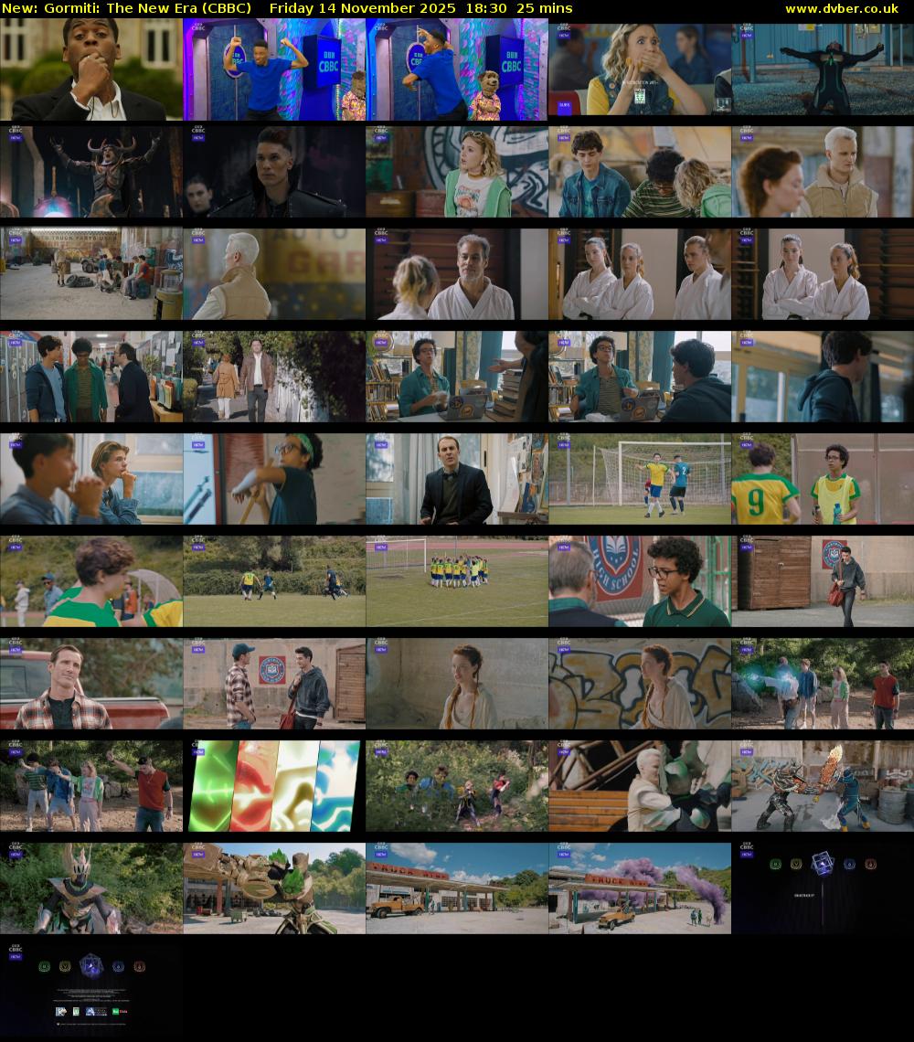 Gormiti: The New Era (CBBC) Friday 14 November 2025 18:30 - 18:55