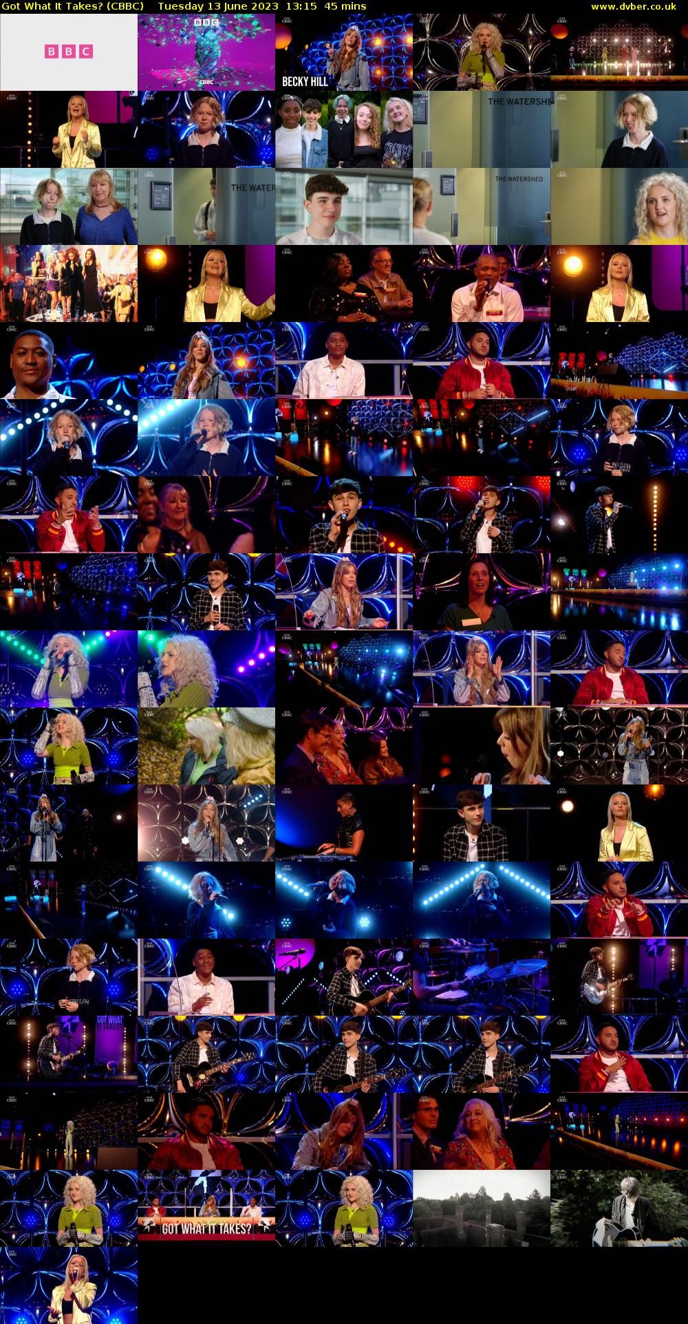 Got What It Takes? (CBBC) Tuesday 13 June 2023 13:15 - 14:00