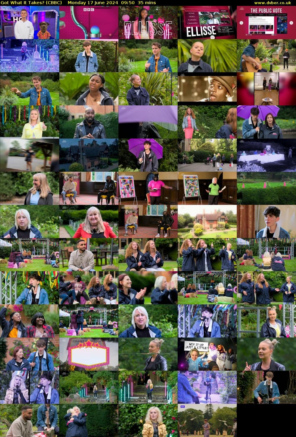 Got What It Takes? (CBBC) Monday 17 June 2024 09:50 - 10:25