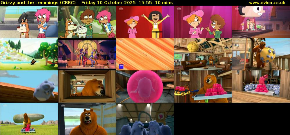 Grizzy and the Lemmings (CBBC) Friday 10 October 2025 15:55 - 16:05