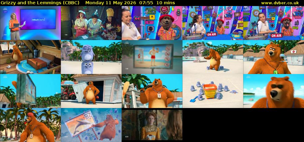 Grizzy and the Lemmings (CBBC) Monday 11 May 2026 07:55 - 08:05