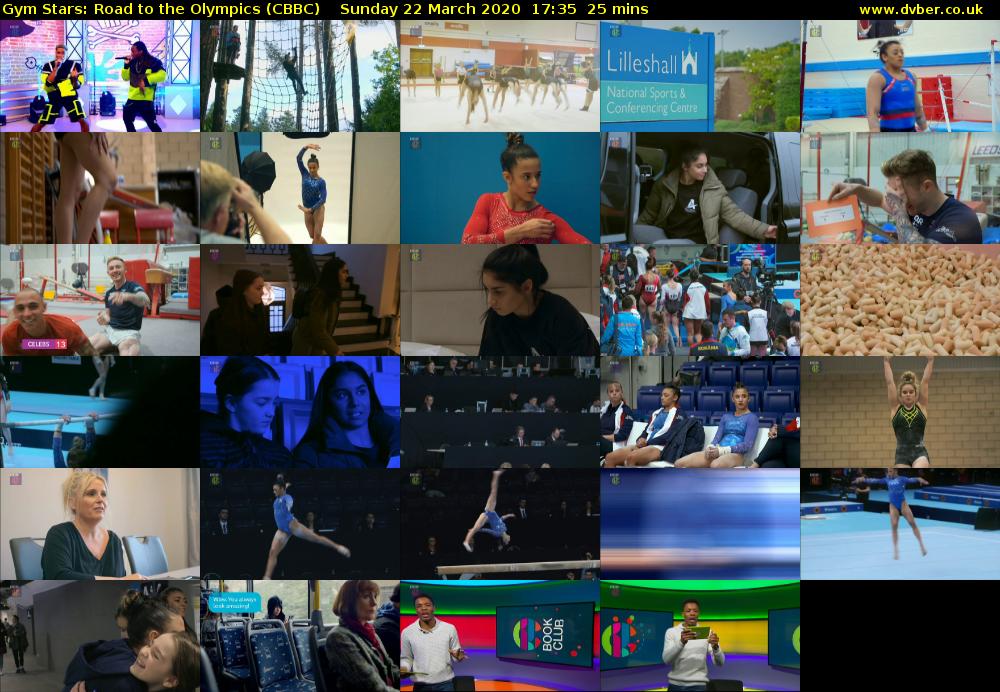 Gym Stars: Road to the Olympics (CBBC) Sunday 22 March 2020 17:35 - 18:00