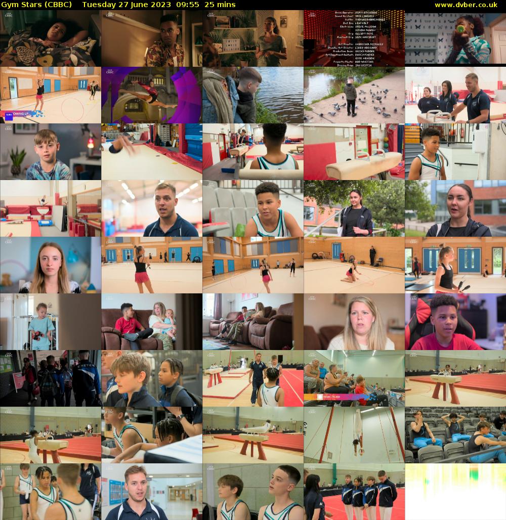 Gym Stars (CBBC) Tuesday 27 June 2023 09:55 - 10:20