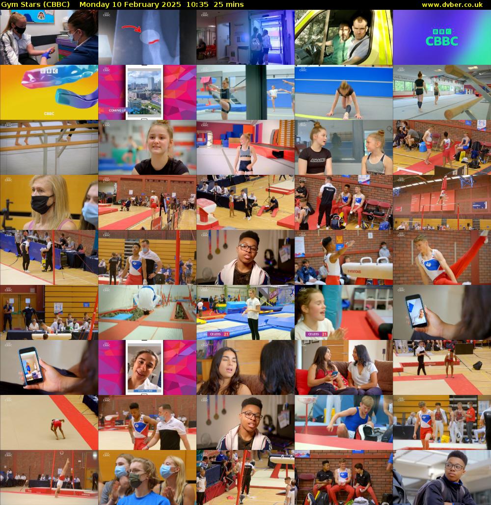 Gym Stars (CBBC) Monday 10 February 2025 10:35 - 11:00