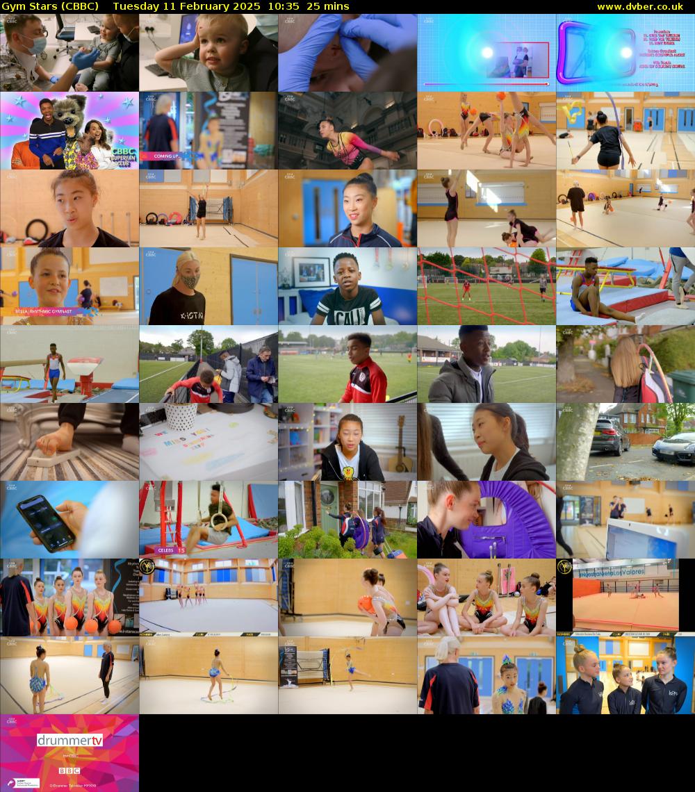 Gym Stars (CBBC) Tuesday 11 February 2025 10:35 - 11:00