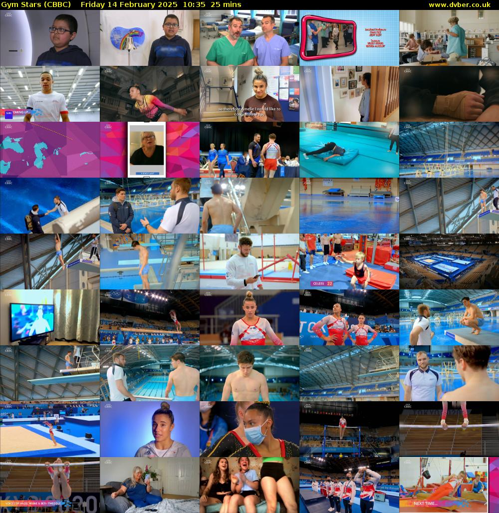 Gym Stars (CBBC) Friday 14 February 2025 10:35 - 11:00