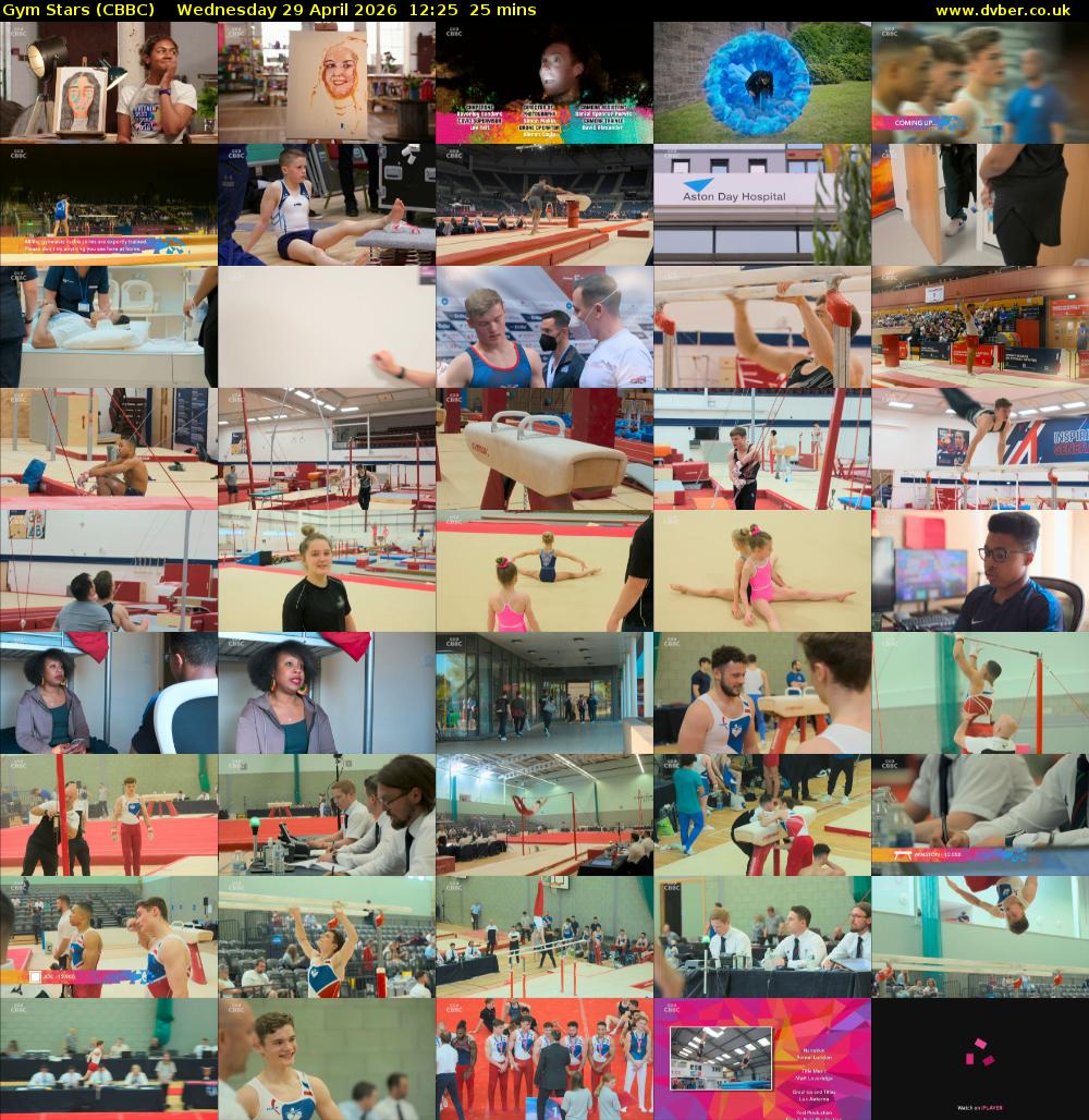 Gym Stars (CBBC) Wednesday 29 April 2026 12:25 - 12:50