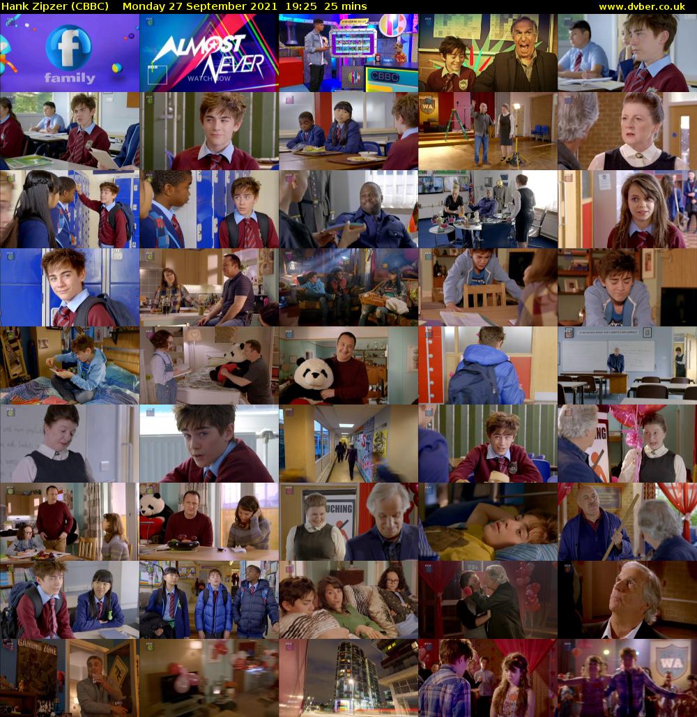 Hank Zipzer (CBBC) Monday 27 September 2021 19:25 - 19:50