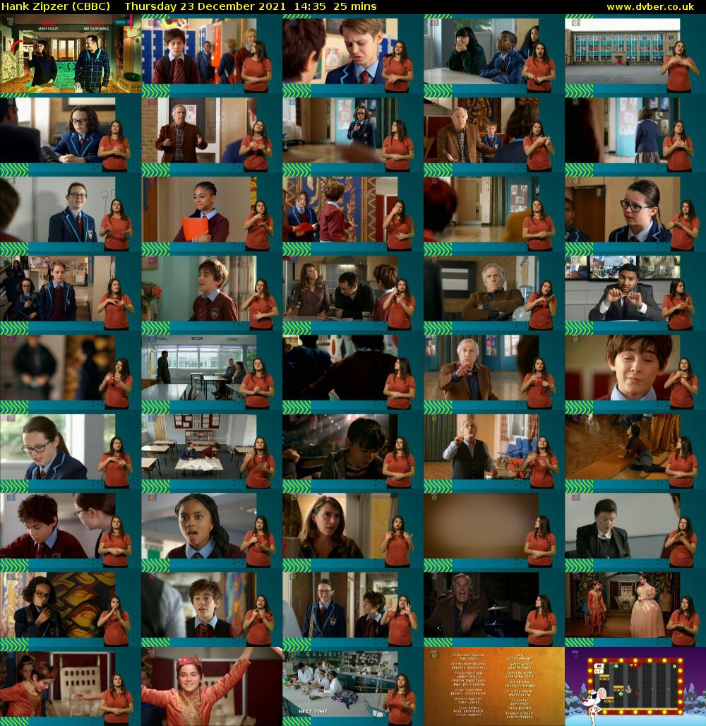 Hank Zipzer (CBBC) Thursday 23 December 2021 14:35 - 15:00