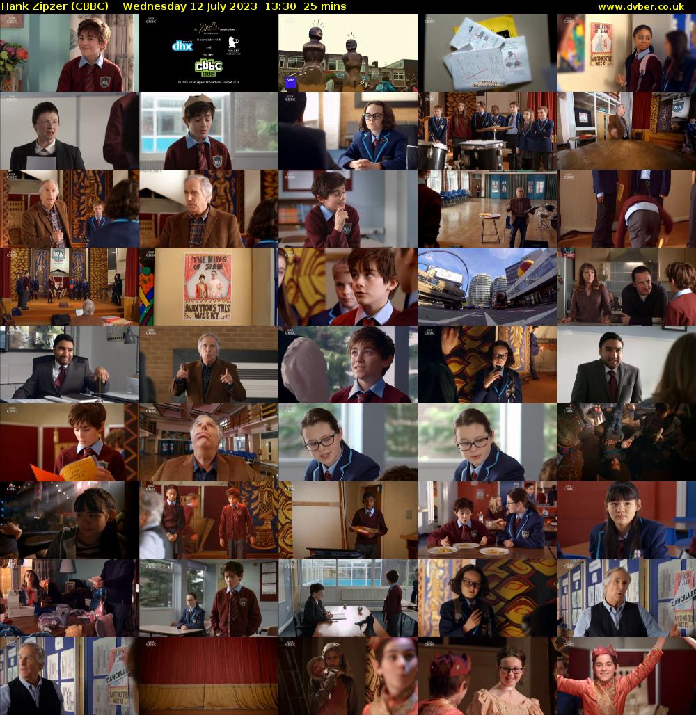 Hank Zipzer (CBBC) Wednesday 12 July 2023 13:30 - 13:55