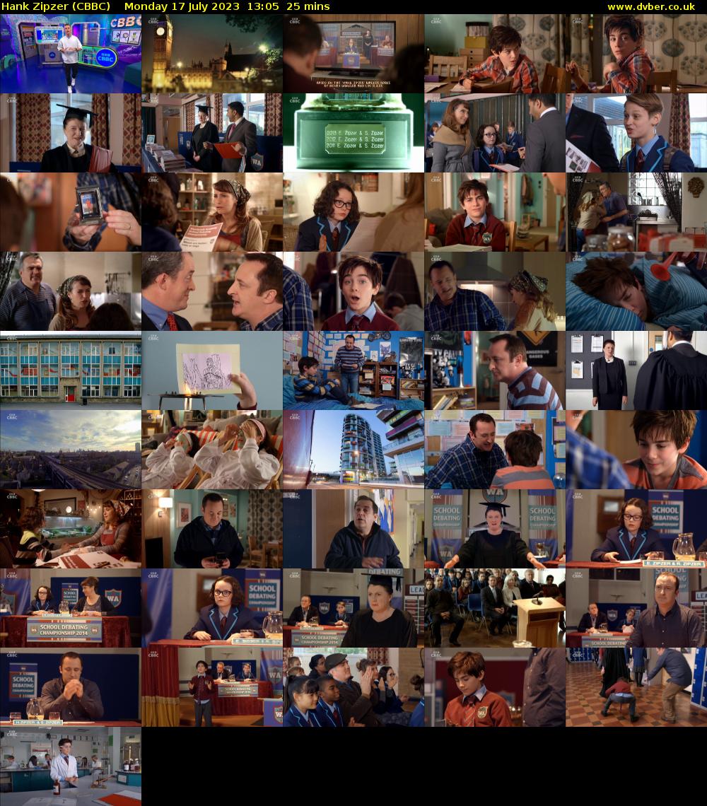 Hank Zipzer (CBBC) Monday 17 July 2023 13:05 - 13:30