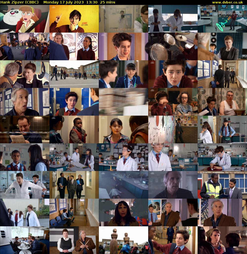 Hank Zipzer (CBBC) Monday 17 July 2023 13:30 - 13:55