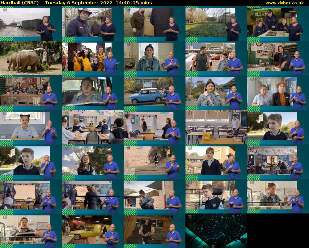Hardball (CBBC) Tuesday 6 September 2022 14:40 - 15:05