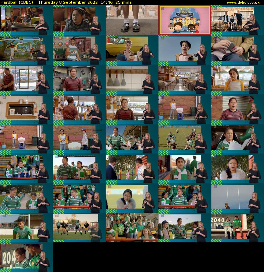 Hardball (CBBC) Thursday 8 September 2022 14:40 - 15:05