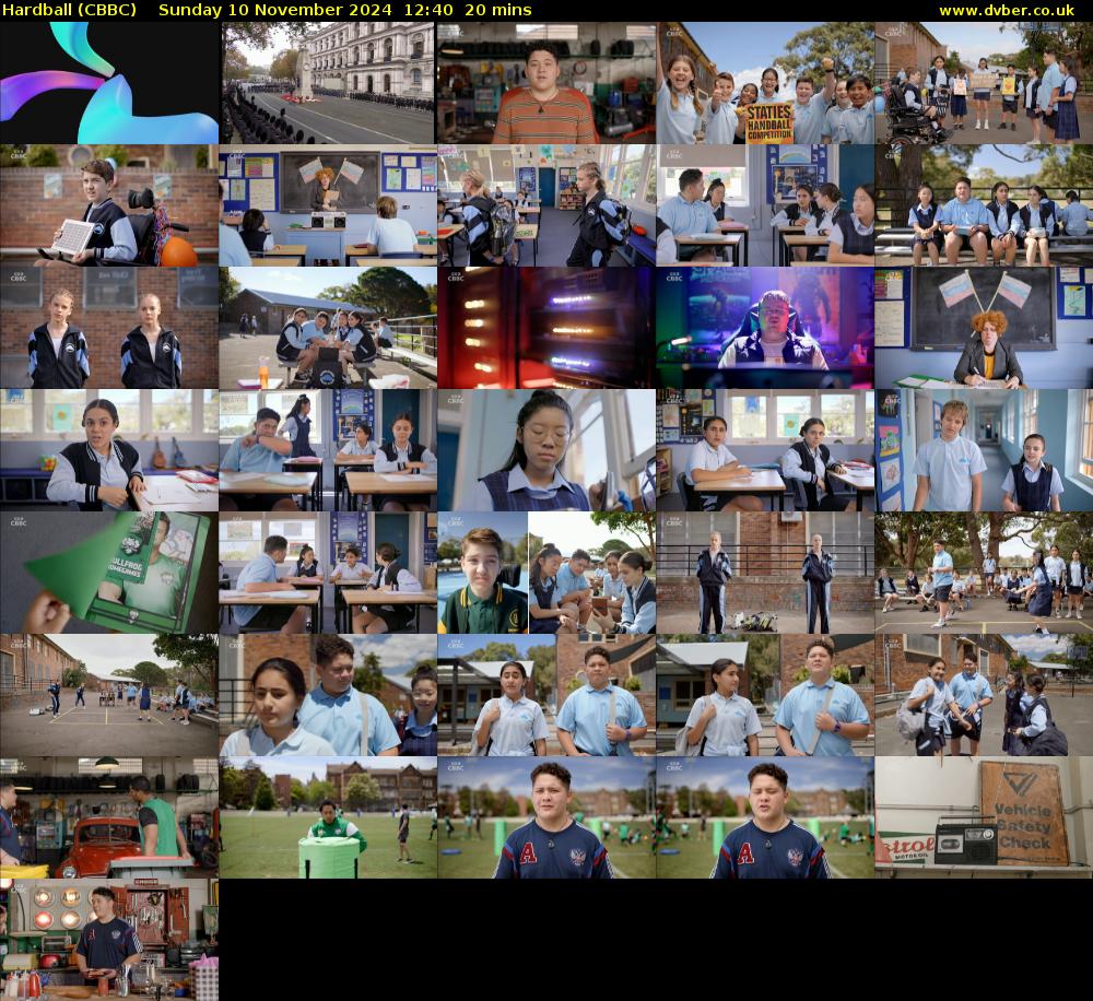 Hardball (CBBC) Sunday 10 November 2024 12:40 - 13:00
