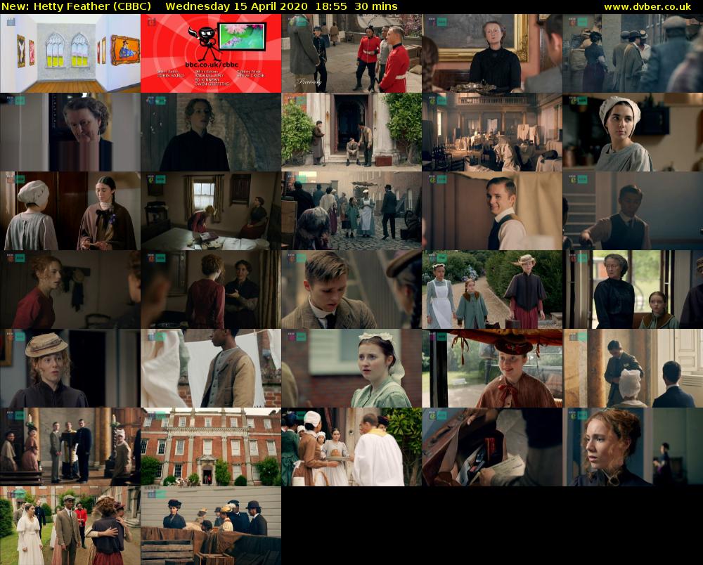Hetty Feather (CBBC) Wednesday 15 April 2020 18:55 - 19:25