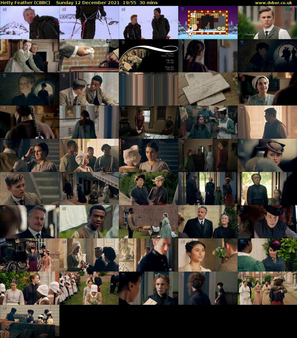 Hetty Feather (CBBC) Sunday 12 December 2021 19:55 - 20:25