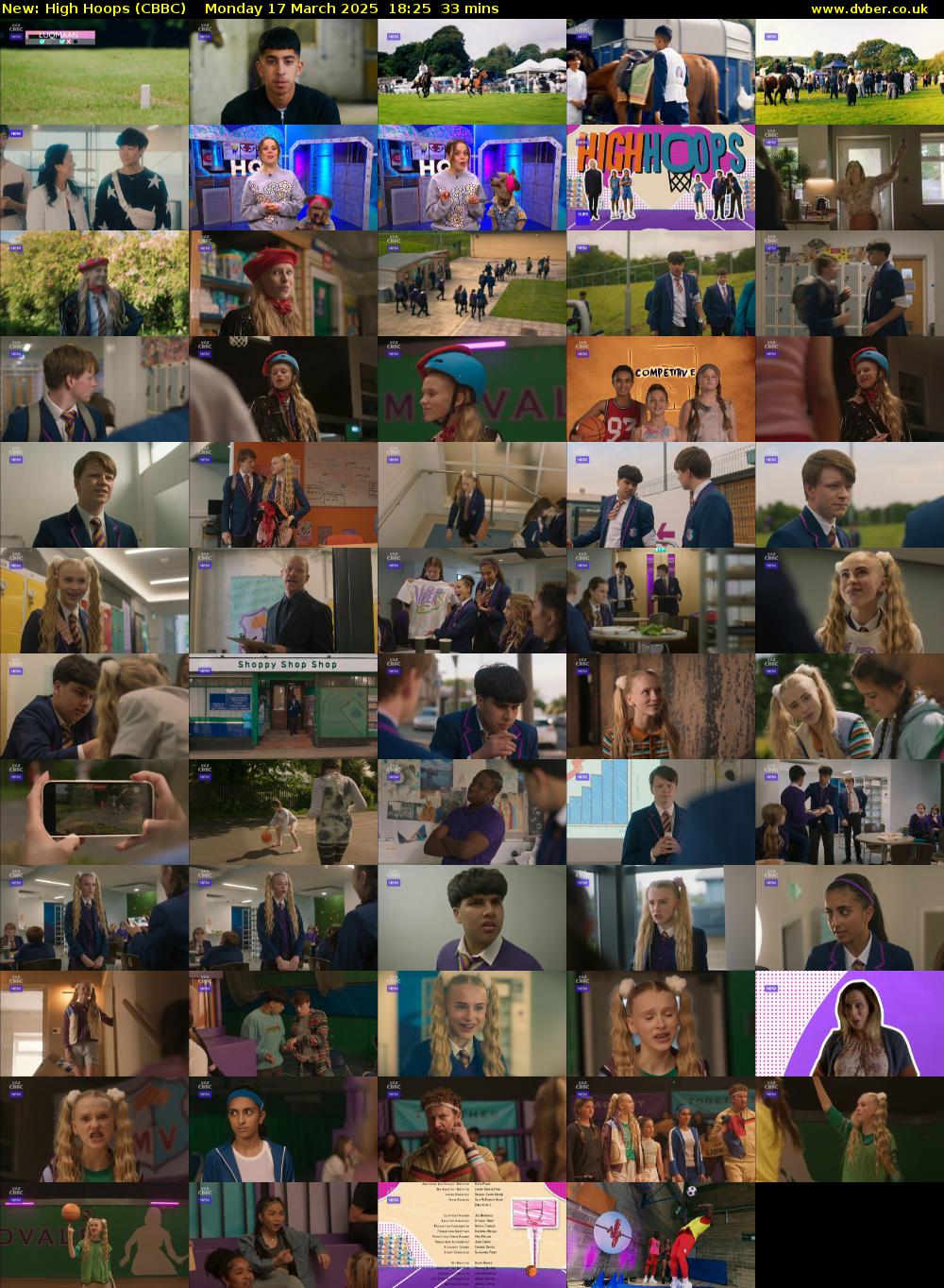 High Hoops (CBBC) Monday 17 March 2025 18:25 - 18:58