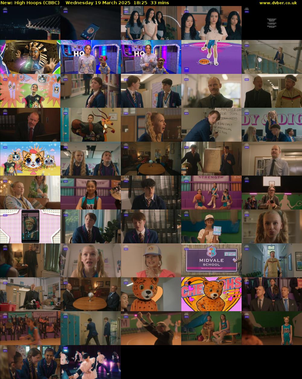 High Hoops (CBBC) Wednesday 19 March 2025 18:25 - 18:58