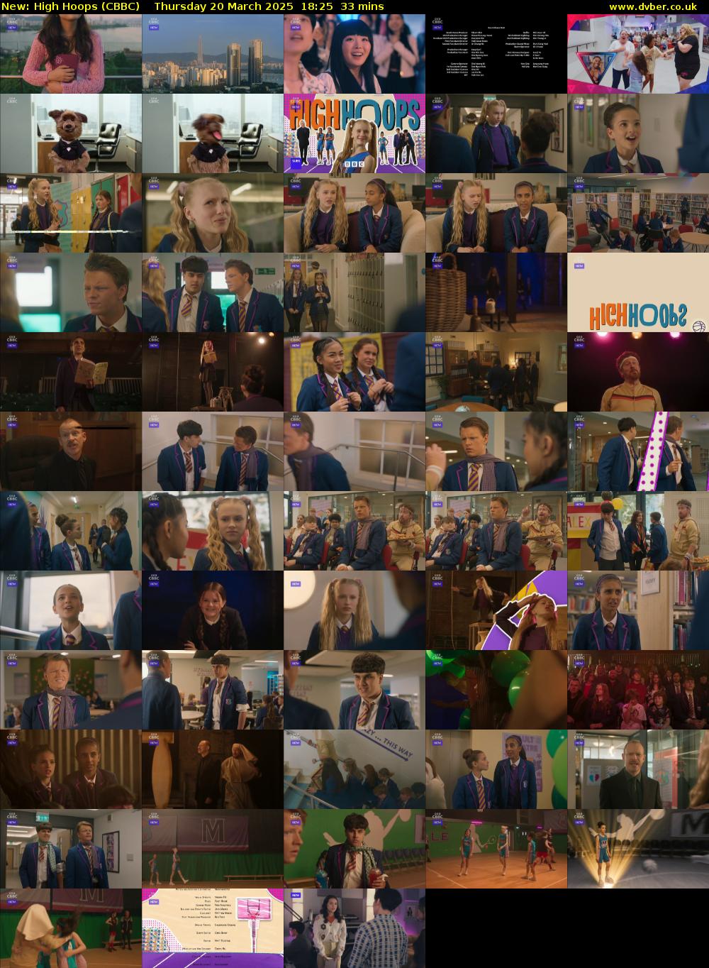 High Hoops (CBBC) Thursday 20 March 2025 18:25 - 18:58