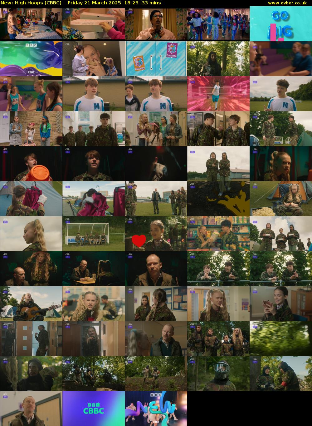 High Hoops (CBBC) Friday 21 March 2025 18:25 - 18:58