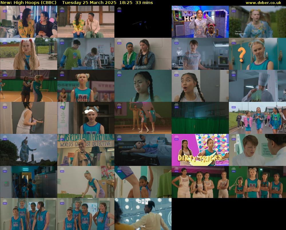 High Hoops (CBBC) Tuesday 25 March 2025 18:25 - 18:58